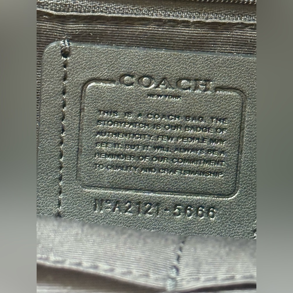 Coach Court Leather Backpack with Gold Hardware Trendy Minimalist Bag - Picture 7 of 11